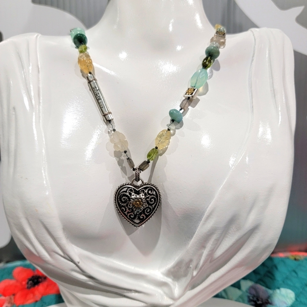 VERY RARE BRIGHTON AMERICAN HERO NECKLACE " Share..."